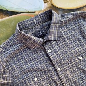 Armani Exchange Slim Fit Button Down Shirt